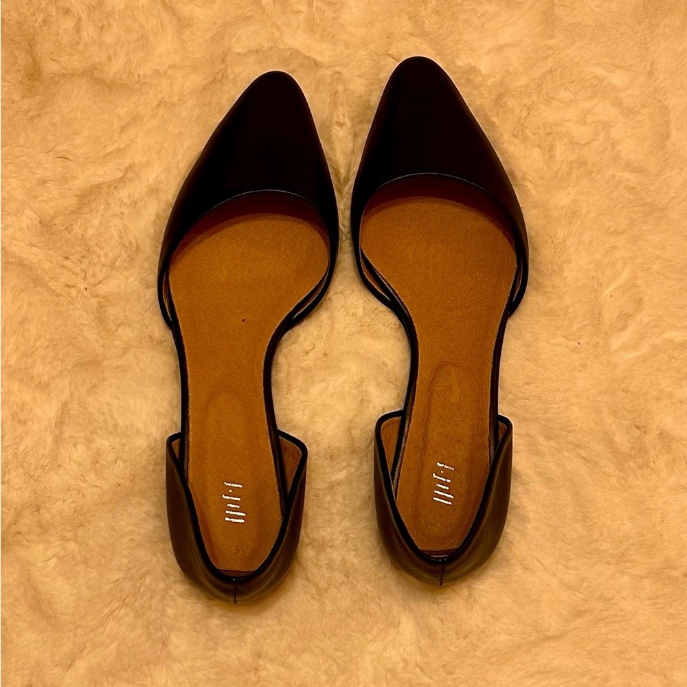J. Jill black flats, sz 11, NWOT